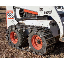 Gąsienice stalowe zakładane na opony BOBCAT CAT GEHL CASE miniładowarka